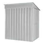 KOVINSKA VRTNA HIŠKA GLOBEL LEANTO 56 SREBRNA Š145 X G172 X V204 CM - slika 5